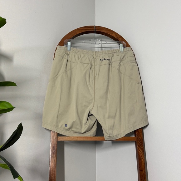 Birddogs MEDIUM SHORT Tan Boom For Your Boomstick Classic Lined Athletic Shorts - Picture 2 of 7
